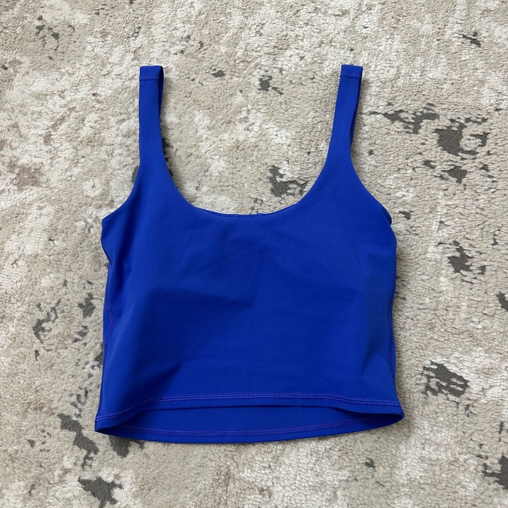 Vuori Royal Blue Square Neck Tank - Picture 2 of 3
